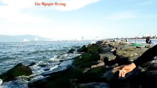 Câu cá biển Đà nẵng где лучше выйти к воде и что ловят у города