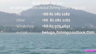 Морская рыбалка на Racha islands у Phuket - джиггинг по банкам, что встанет на крючок