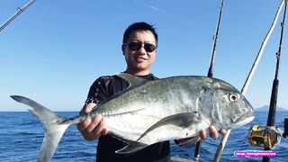 Морская рыбалка на Racha islands у Phuket - джиггинг по банкам, что встанет на крючок