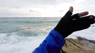 Вечерняя ловля на спиннинг на пляже Surin, Phuket - прибрежная рыба под закат