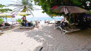 ชายฝั่ง ภูเก็ต вечером - рыбалка на Phuket / Пхукет с берега под закат