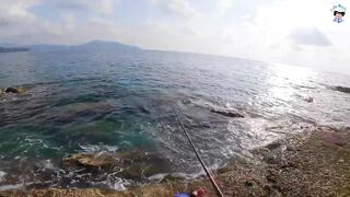 ชายฝั่ง ภูเก็ต вечером - рыбалка на Phuket / Пхукет с берега под закат