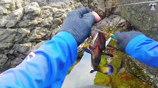 ชายฝั่ง ภูเก็ต вечером - рыбалка на Phuket / Пхукет с берега под закат