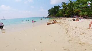 ชายฝั่ง ภูเก็ต вечером - рыбалка на Phuket / Пхукет с берега под закат