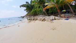 ชายฝั่ง ภูเก็ต вечером - рыбалка на Phuket / Пхукет с берега под закат