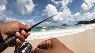 กะตะน้อย จ.ภูเก็ต 4K ловля на песке что за рыба и где она прячется