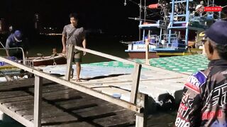 Thailand - рыбалка в шторм акула крабы и жизнь рыбаков одним днем