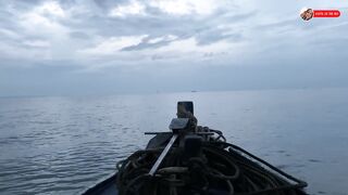 Thailand - рыбалка в шторм акула крабы и жизнь рыбаков одним днем