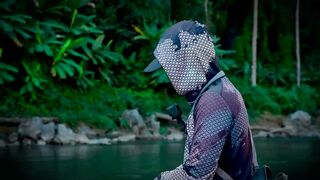 Сёмга по-тайски на реке Salawin в горах Таиланда