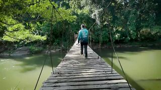 Сёмга по-тайски на реке Salawin в горах Таиланда