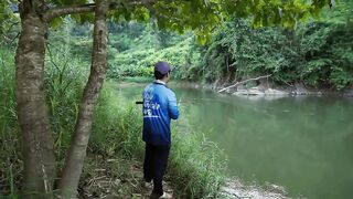 Сёмга по-тайски на реке Salawin в горах Таиланда