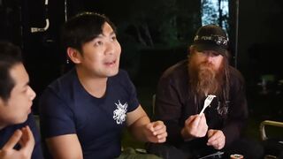 Сёмга по-тайски на реке Salawin в горах Таиланда