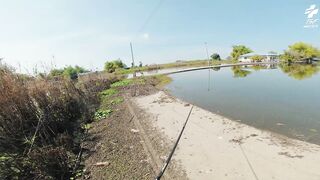 Крупный snakehead на придорожном споте в Таиланде и бодрый выезд с утра