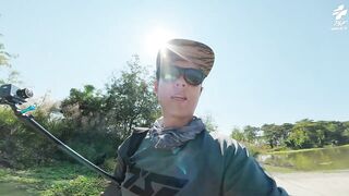 Крупный snakehead на придорожном споте в Таиланде и бодрый выезд с утра