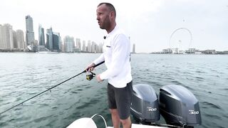 Морская рыбалка центр Dubai и причалы вокруг что клюет прямо в городе?