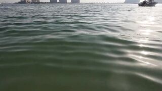 Dubai морская рыбалка в Dubai последний день с берега часть 4