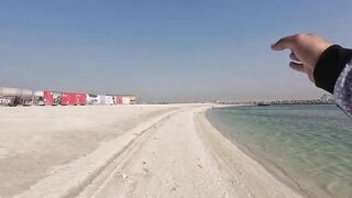 Dubai морская рыбалка в Dubai последний день с берега часть 4