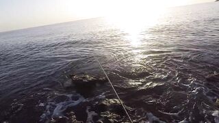 Rock Fishing в United Arab Emirates на камнях что клюет и как не резать леску