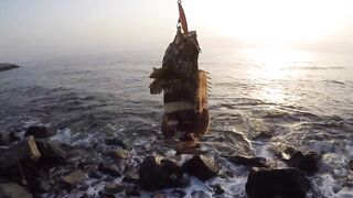 Rock Fishing в United Arab Emirates на камнях что клюет и как не резать леску