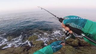 LRF ловля Tral в Alanya Konakli на ультралайт с берега и пирса