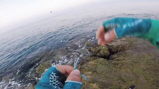 LRF ловля Tral в Alanya Konakli на ультралайт с берега и пирса