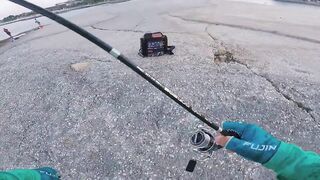 LRF ловля Tral в Alanya Konakli на ультралайт с берега и пирса