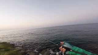 LRF ловля Tral в Alanya Konakli на ультралайт с берега и пирса