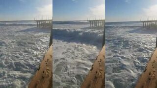 Alanya - dev dalgalar и рыбалка на волне когда море не отпускает