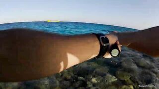 Рыбалка в Хургаде с берега часть 1 камни и первые поклевки на рассвете