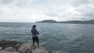 Fishing in Phuket прогулка по Patong и Paradise Beach с удочкой