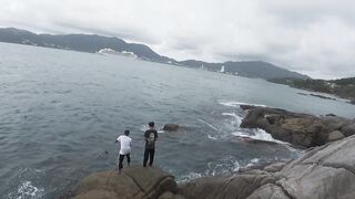 Fishing in Phuket прогулка по Patong и Paradise Beach с удочкой