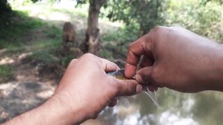 Sri Lanka නයි ඔලුවොන්ට කටු බැන්දා что за снасть и на кого она?