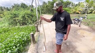 Deduru Oya Sri Lanka как ловят පට්ට මාළු и чем приманивают