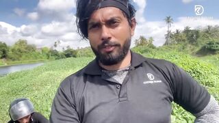 Sri Lanka - Maguru Oya Fishing странный опыт с рыбой из දැදුරු ඔය