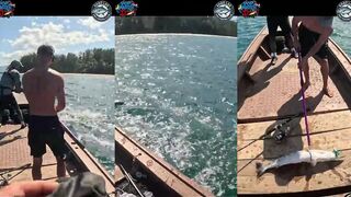 Крупная барракуда на поппер в Таиланде взрывной удар на поверхности