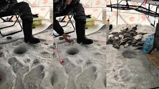 Камбала клюнула вовремя, утренняя рыбалка на камбалу с берега