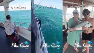 Phu Quoc/Фукуок выход в море что поймали и сколько было поклевок