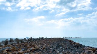 海南三亚龙栖湾波波利海岸，寻找到一处最适合海钓的地方，来看看