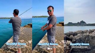 Corfu (Корфу) Greece: морская рыбалка на Corfu и легкая соленая ловля на отдыхе