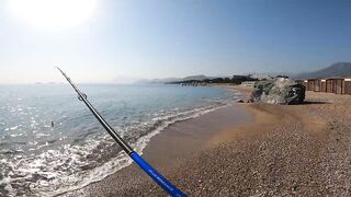 ANTALYA KEMER TEKİROVA shore jigging с берега упорство и зацепы