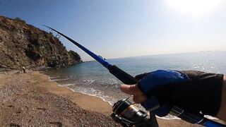 ANTALYA KEMER TEKİROVA shore jigging с берега упорство и зацепы