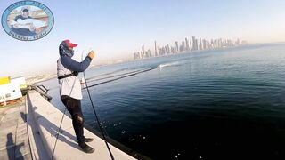 Doha Corniche 16.02.2022, прогулка вдоль воды и тихая ловля у камней