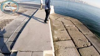 Doha Corniche 16.02.2022, прогулка вдоль воды и тихая ловля у камней