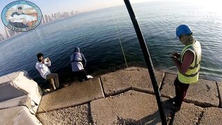 Doha Corniche 16.02.2022, прогулка вдоль воды и тихая ловля у камней