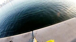 Doha Corniche 16.02.2022, прогулка вдоль воды и тихая ловля у камней