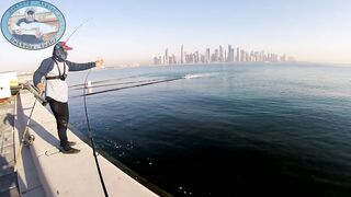 Doha Corniche 16.02.2022, прогулка вдоль воды и тихая ловля у камней