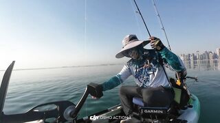 Doha Qatar/Доха каяк троллинг с Maguro samurai v2 PE1-3 на море