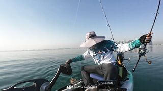 Doha Qatar/Доха каяк троллинг с Maguro samurai v2 PE1-3 на море