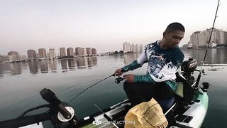 Doha Qatar/Доха каяк троллинг с Maguro samurai v2 PE1-3 на море