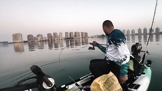 Doha Qatar/Доха каяк троллинг с Maguro samurai v2 PE1-3 на море
